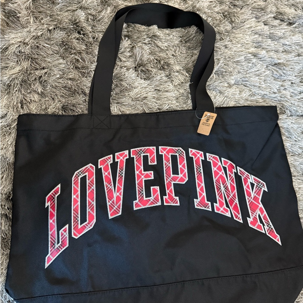 PINK tote bag new with tags
20” x 11” x 6.5”